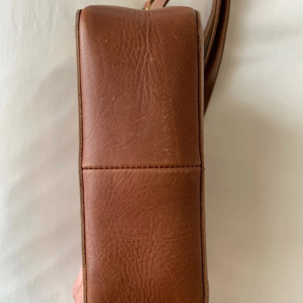 Madewell Tan Leather Crossbody Bag - Picture 3 of 7